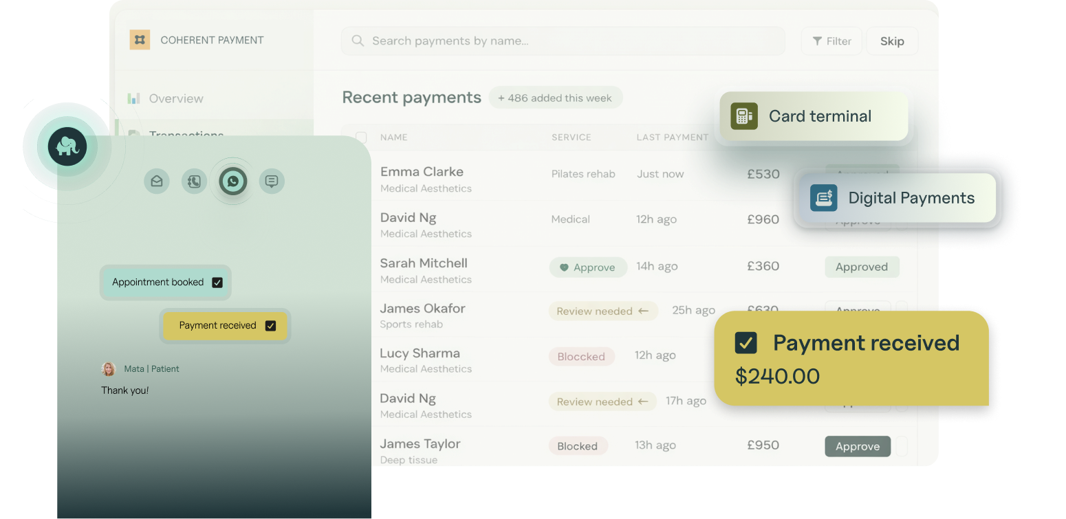 Coherent Payments hero visual