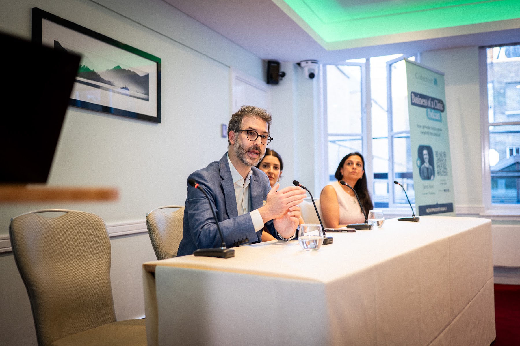 Panellist speaking during the discussion