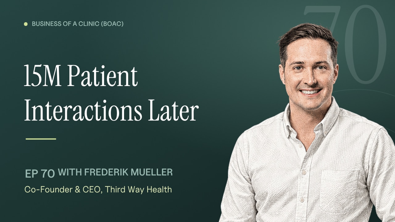 Episode 70: What 15 Million Patient Interactions a Year Reveal About AI in the Front Office